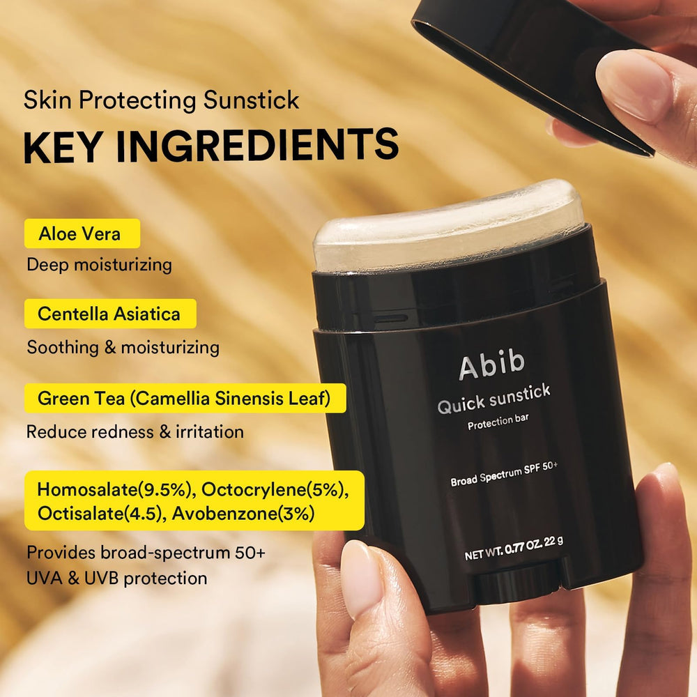 Abib Quick Sunstick Protection Bar applicateur stick facilitant l'application
