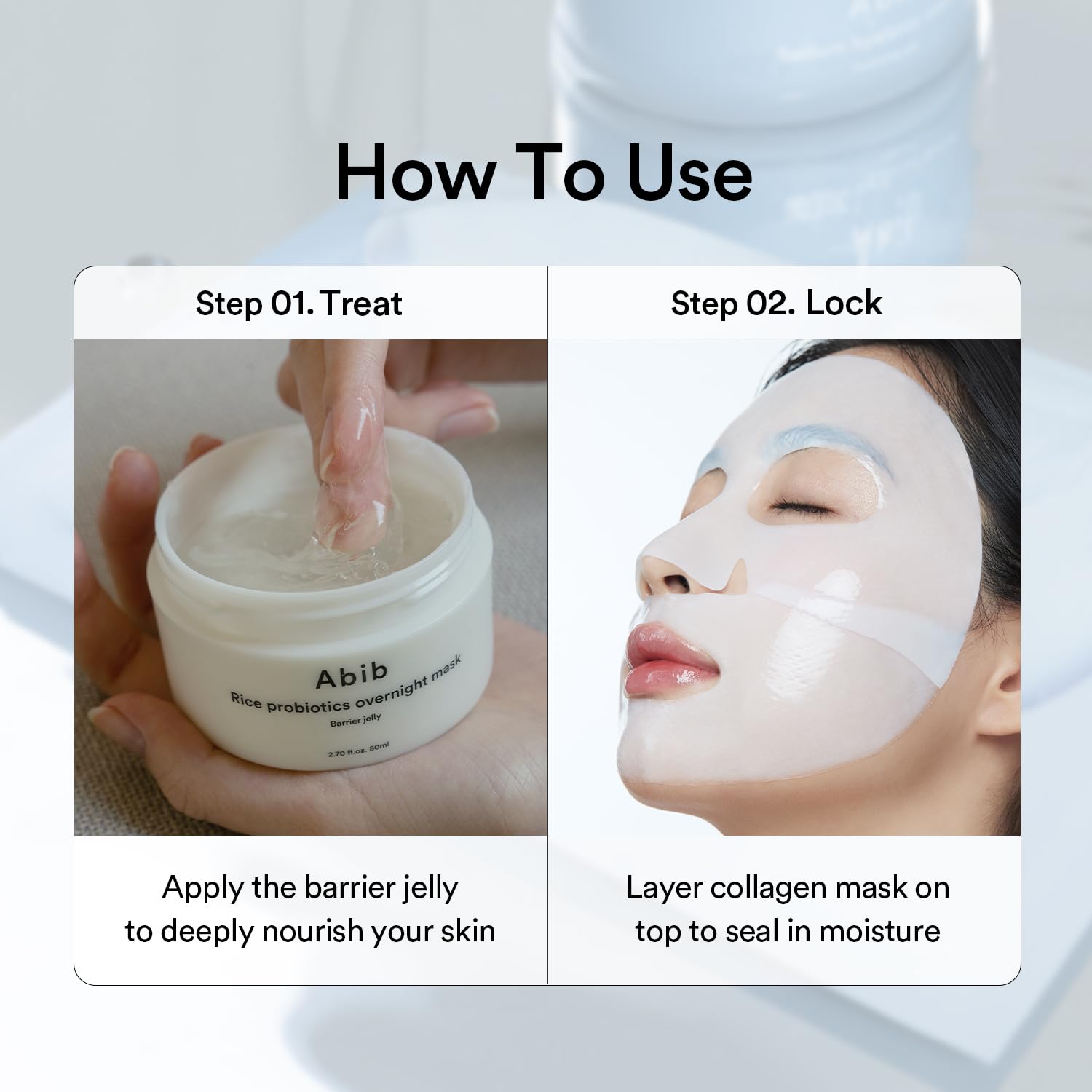 Texture gel frais apportant une sensation apaisante.