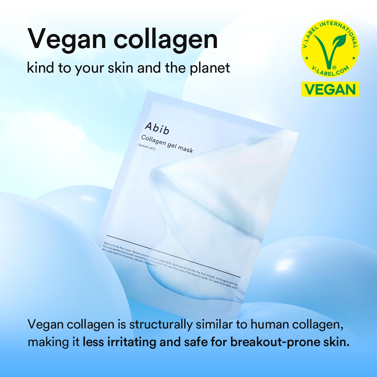 Produit vegan et sans cruauté envers les animaux.