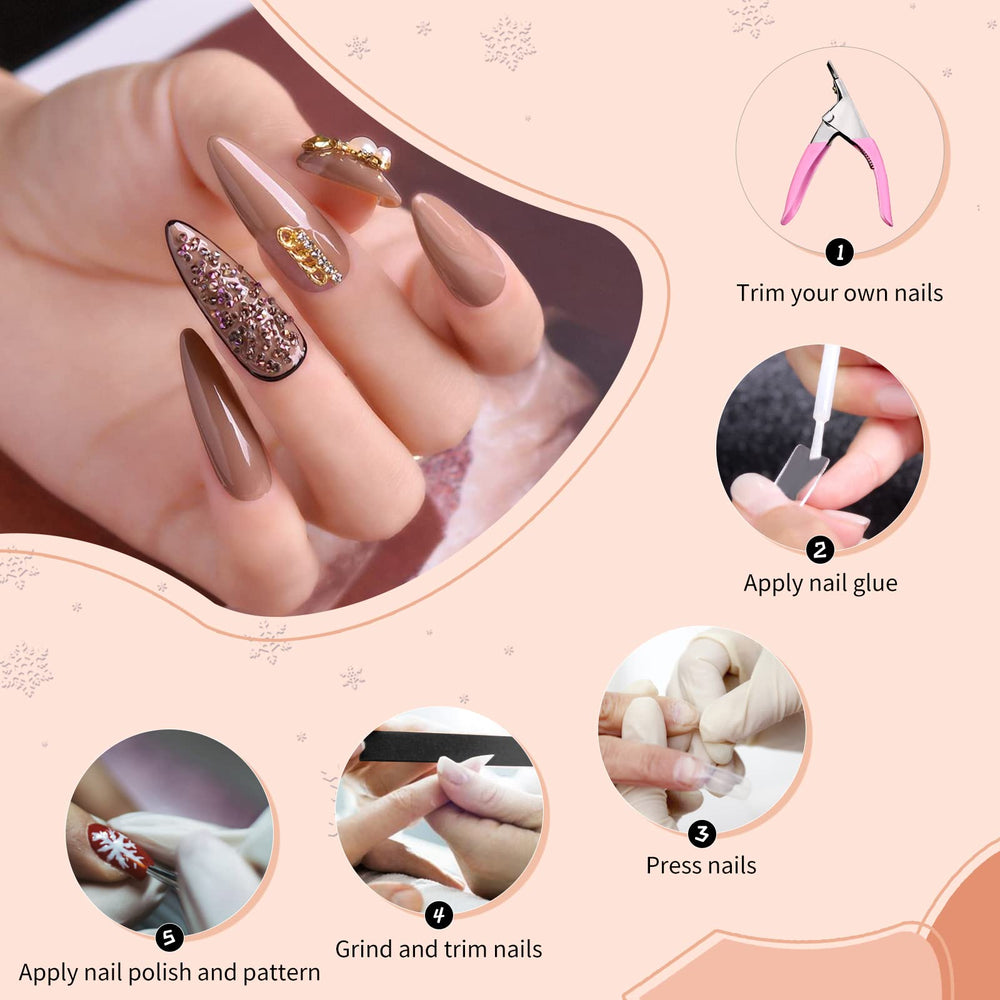 Abodhu matériau ABS durable et sans odeur pour des ongles sûrs.