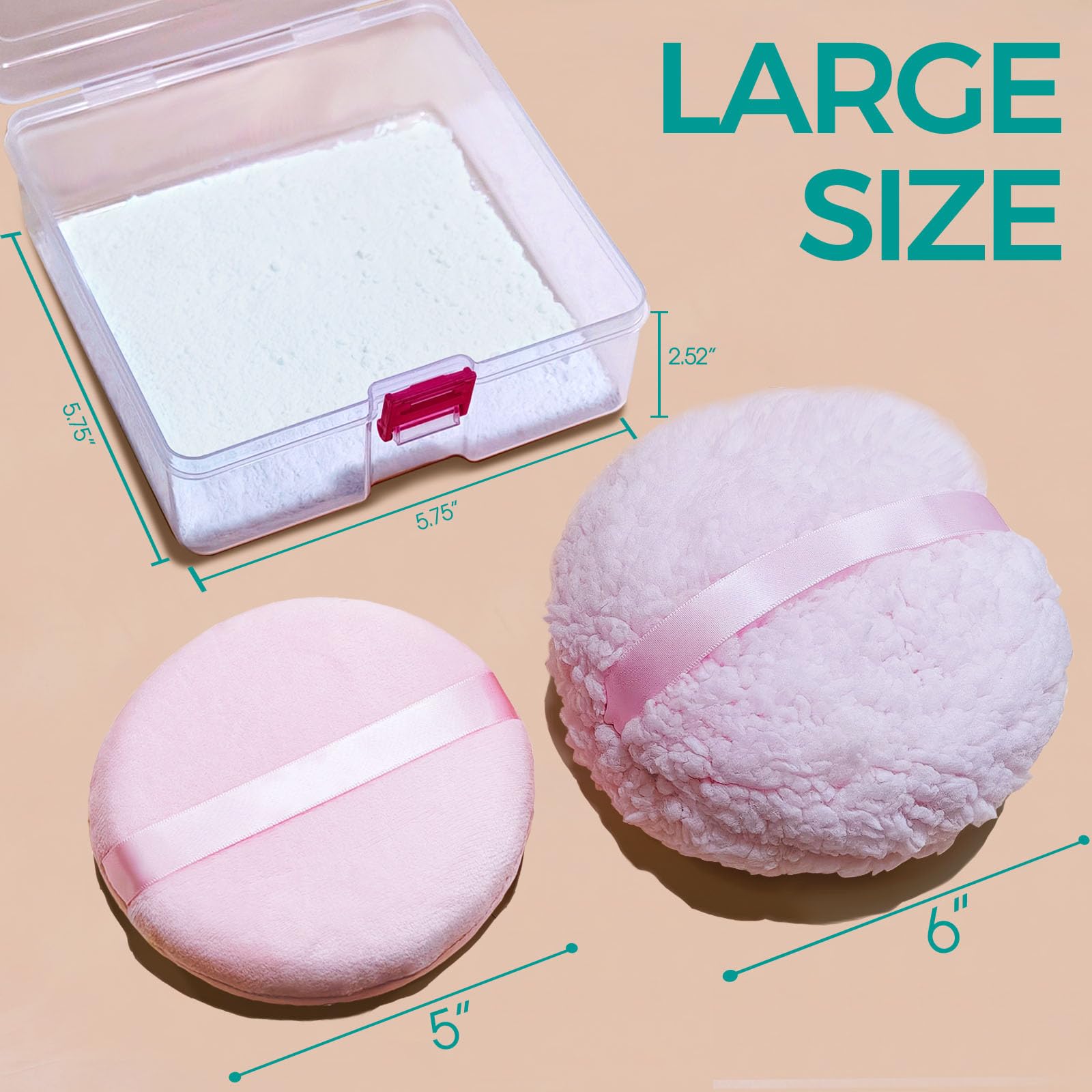 ABOLINE pouf-poudre-corps-5-pouces : précision sur les zones délicates.