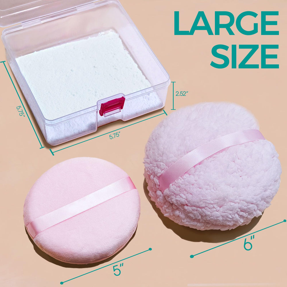 ABOLINE pouf-poudre-corps-5-pouces : précision sur les zones délicates.