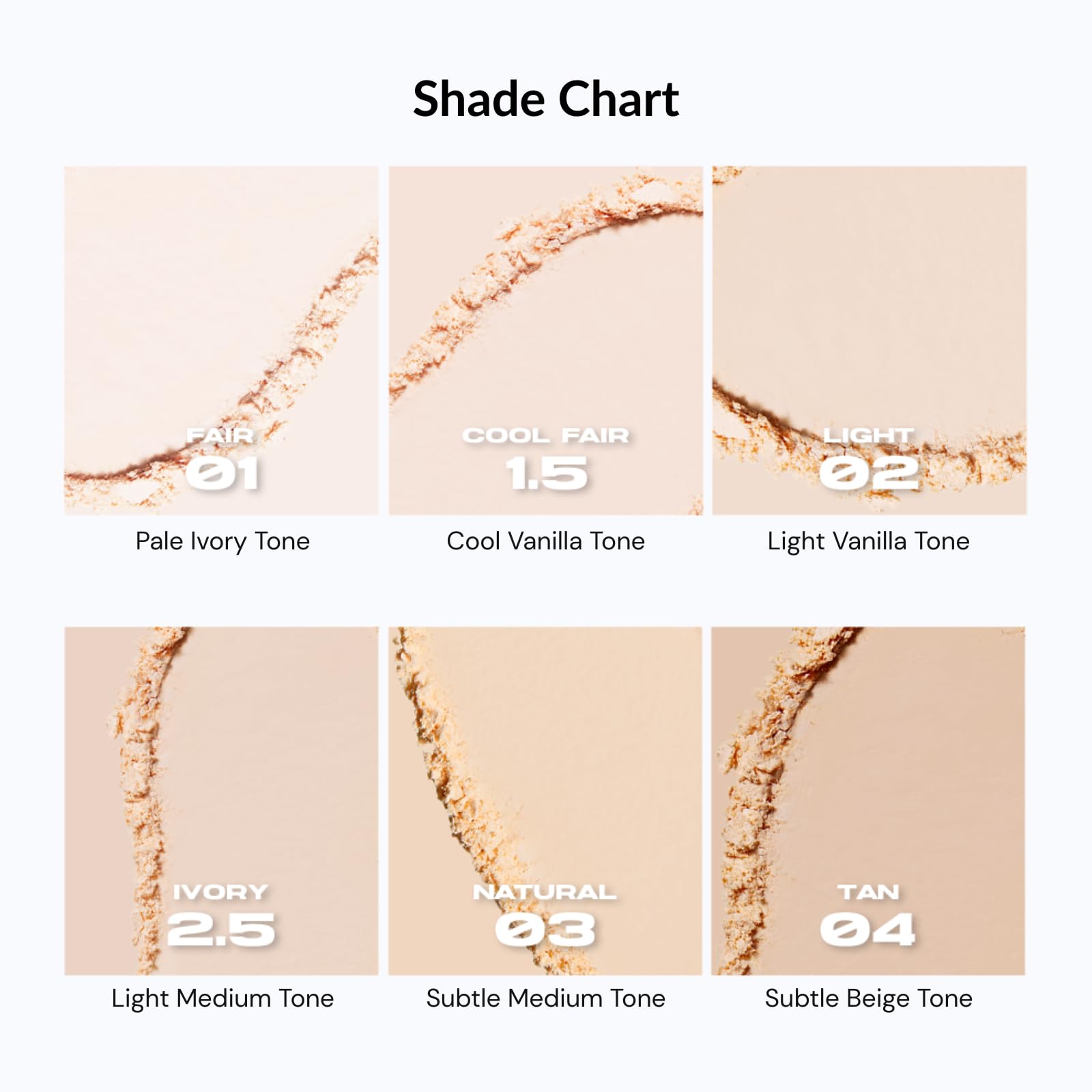 Finition matte ABOUT TONE Blur Powder Pact pour un teint sans brillance.