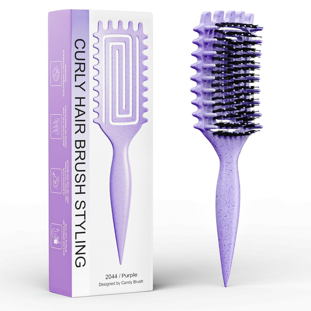 ABOYOY brosse definissante boucles, glisse sans tiraillement pour des boucles nettes.