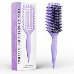 ABOYOY brosse definissante boucles, glisse sans tiraillement pour des boucles nettes.