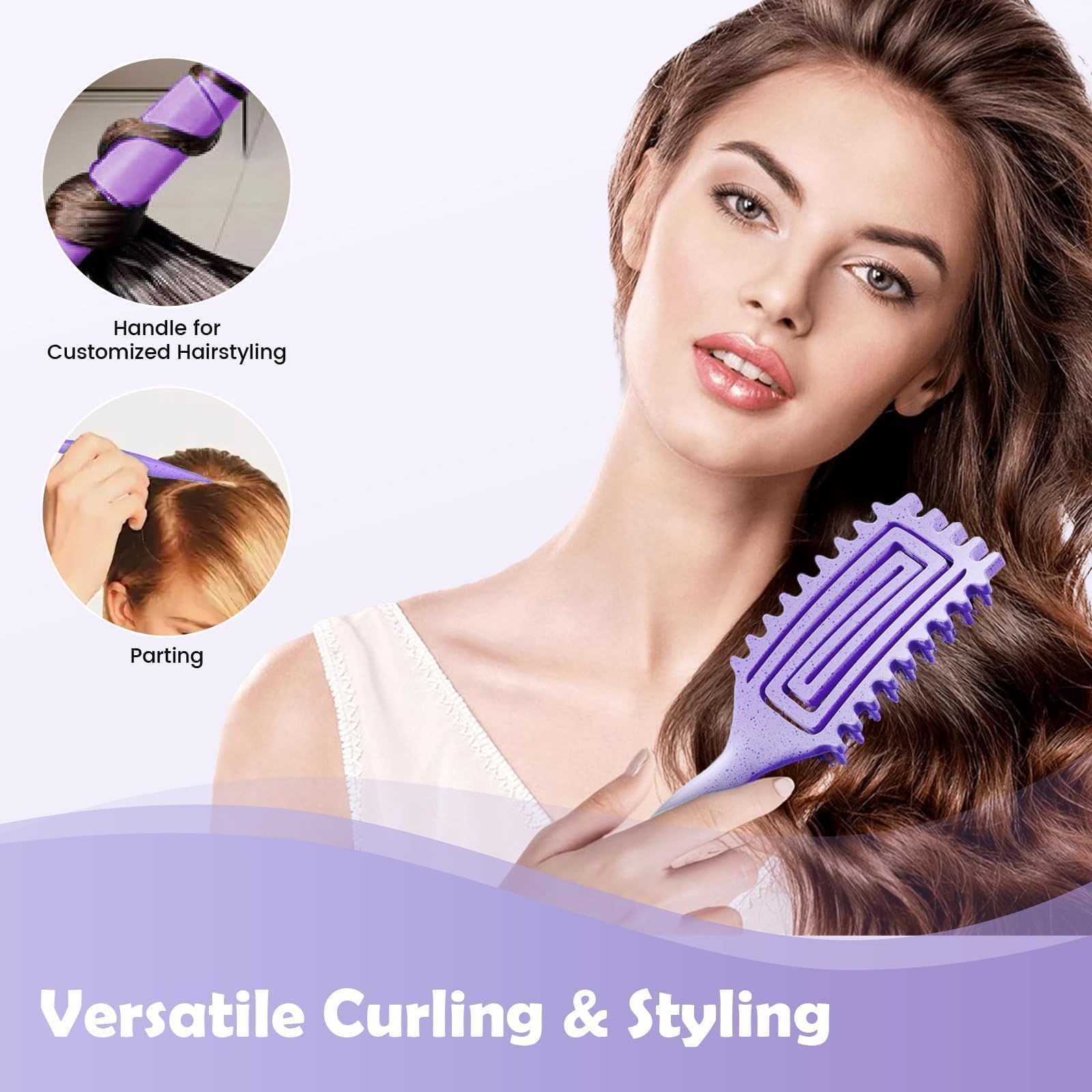 ABOYOY utilisation humide et sèche, adaptée à tous les types de cheveux.
