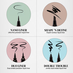Absolute New York Double Trouble Liner design double-ended facilite les retouches et les looks