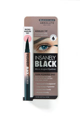 Absolute New York Eyeliner liquide noir, bec micro-angle pour un trait précis près des cils.