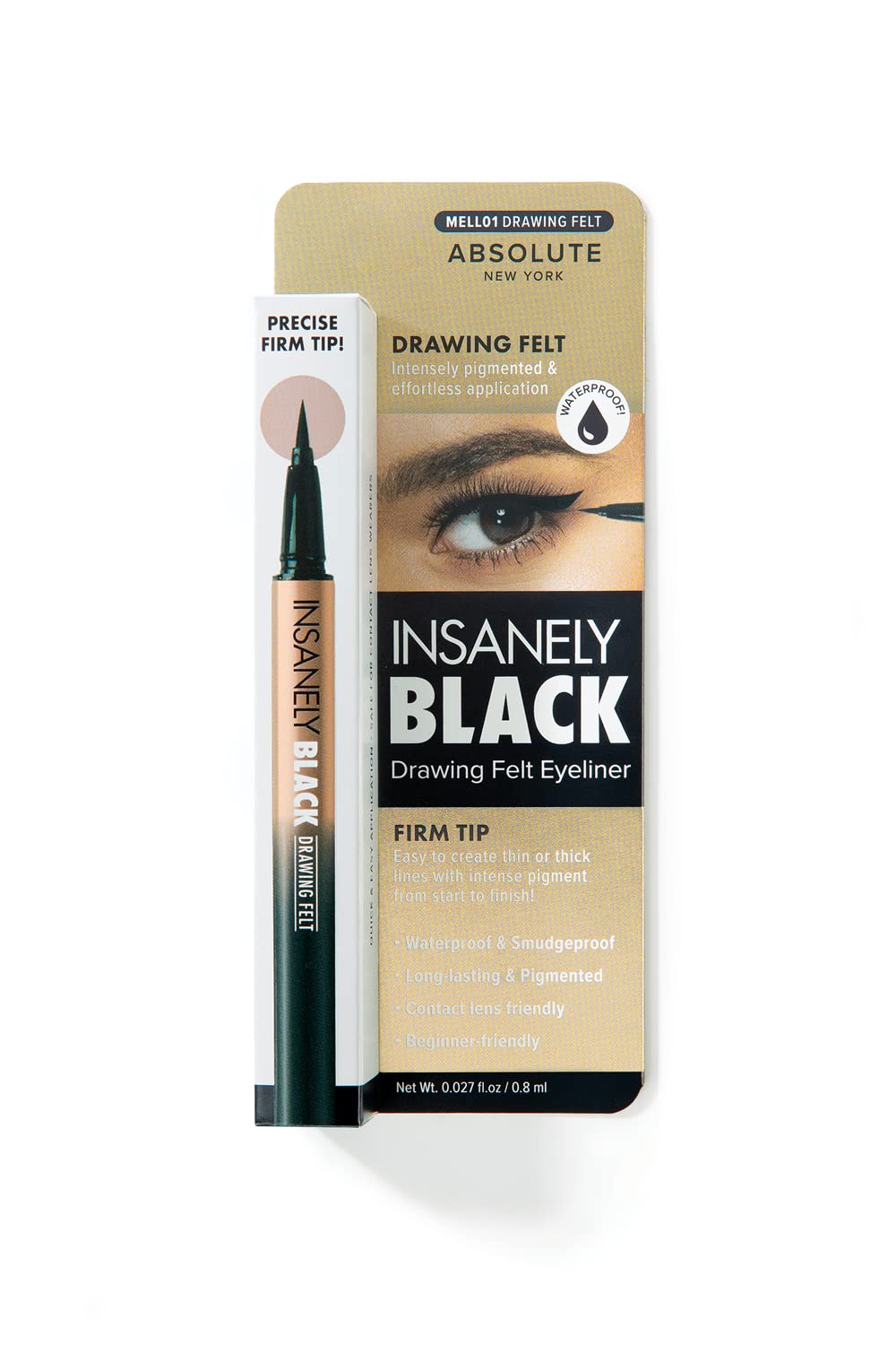 Absolute New York MELL01 - trait-fin pour une ligne précise et naturelle.