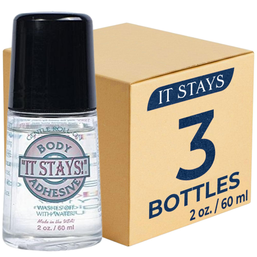 ABSOLUTE SUPPORT It Stays – bouteille roll-on 2 oz, fixation discrète et durable.