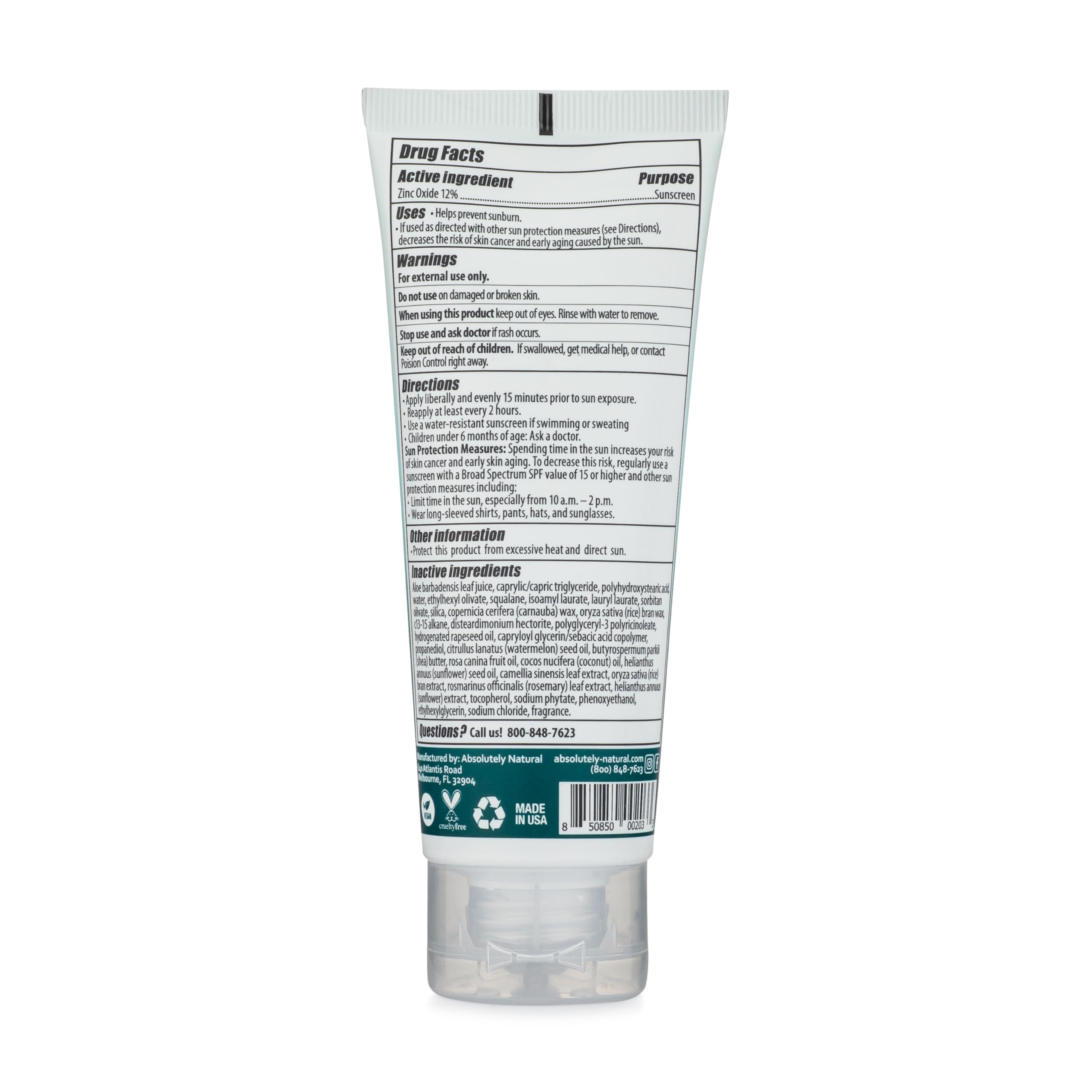 Formulation minérale à base de zinc par Absolutely Natural.