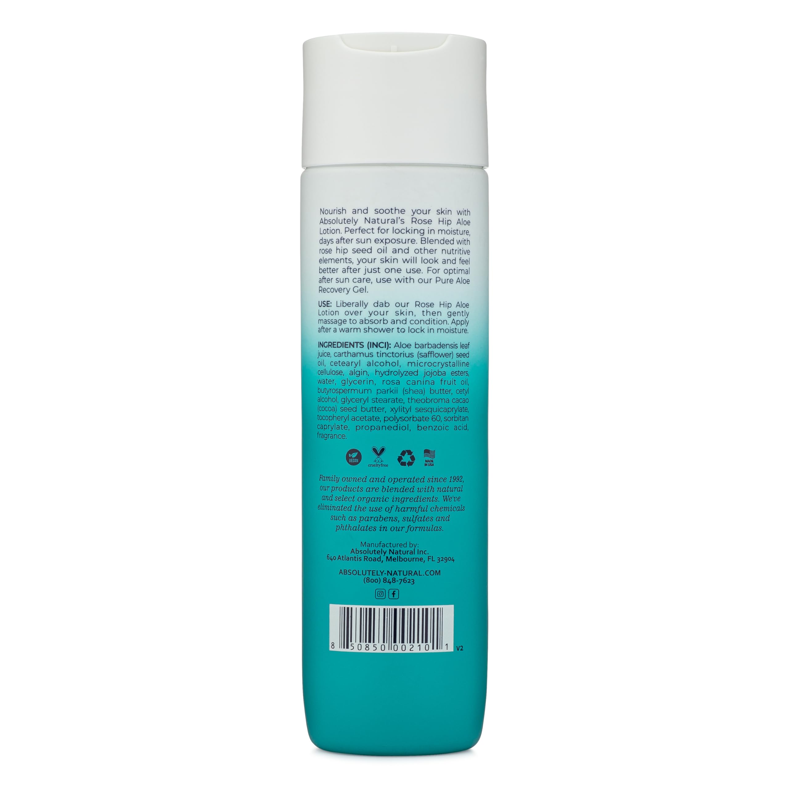 Application en massage quotidien pour nourrir la peau avec Absolutely Natural.