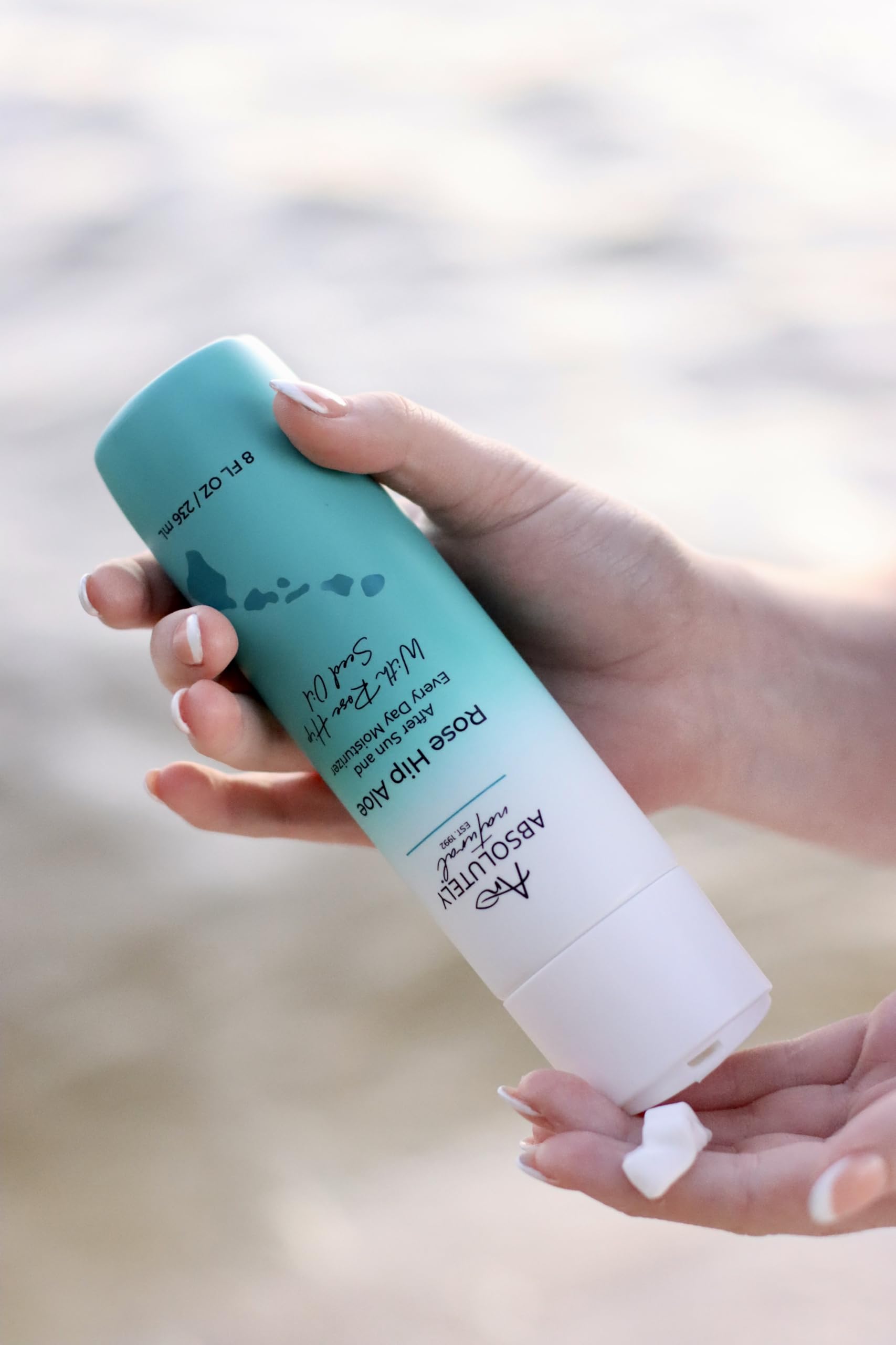 Produit adapté à tous types de peau par Absolutely Natural.