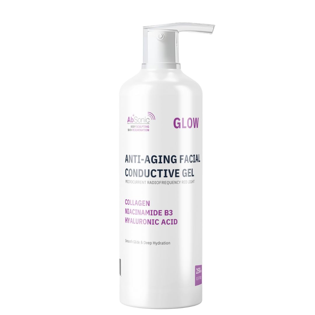 Absonic Glow – bouteille de gel conducteur prête pour les séances microcourant