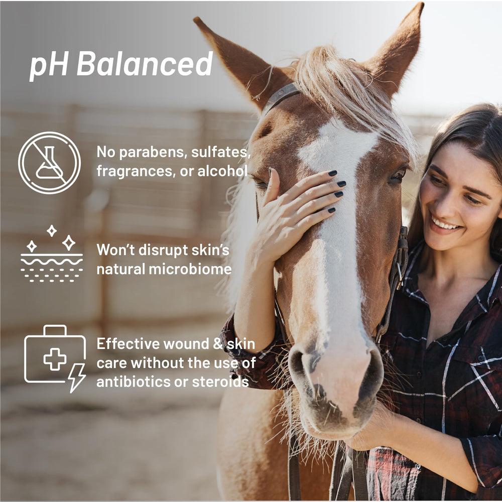 Absorbine Silver Honey pH Équilibré : respecte le microbiome cutané.