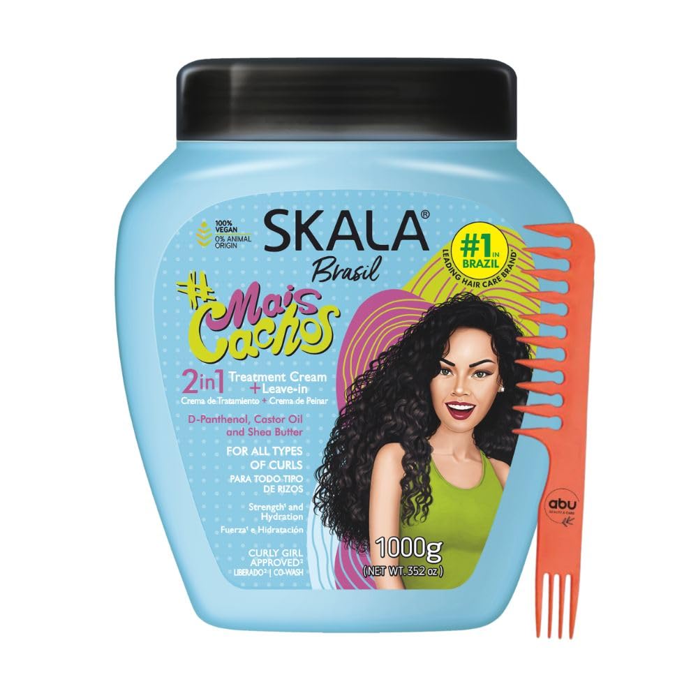 Skala Expert Mais Cachos - bouteille: emballage pratique pour boucles hydratées.