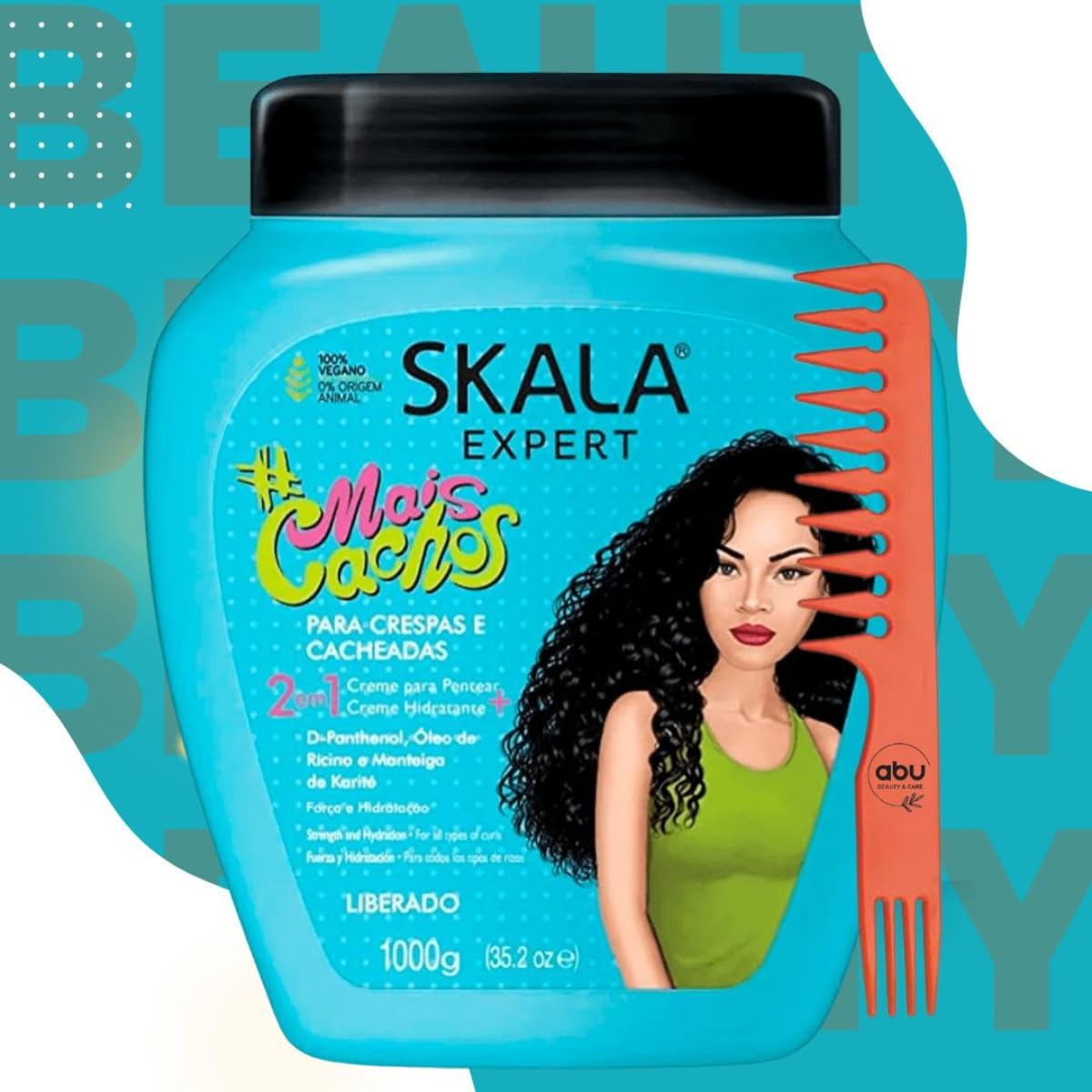 Skala Expert Mais Cachos - texture crème riche facilite le démêlage.