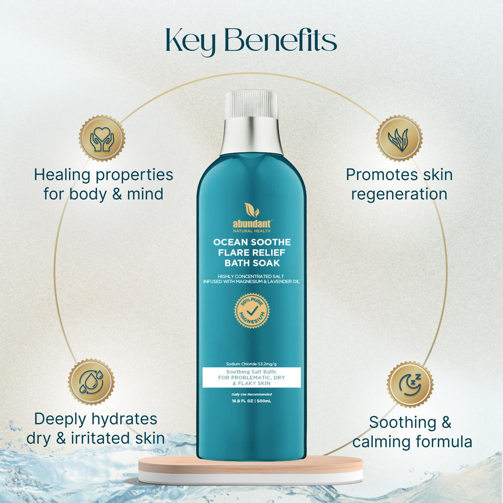 Abundant Natural Health Ocean Soothe easy cap for precise dosing during bath