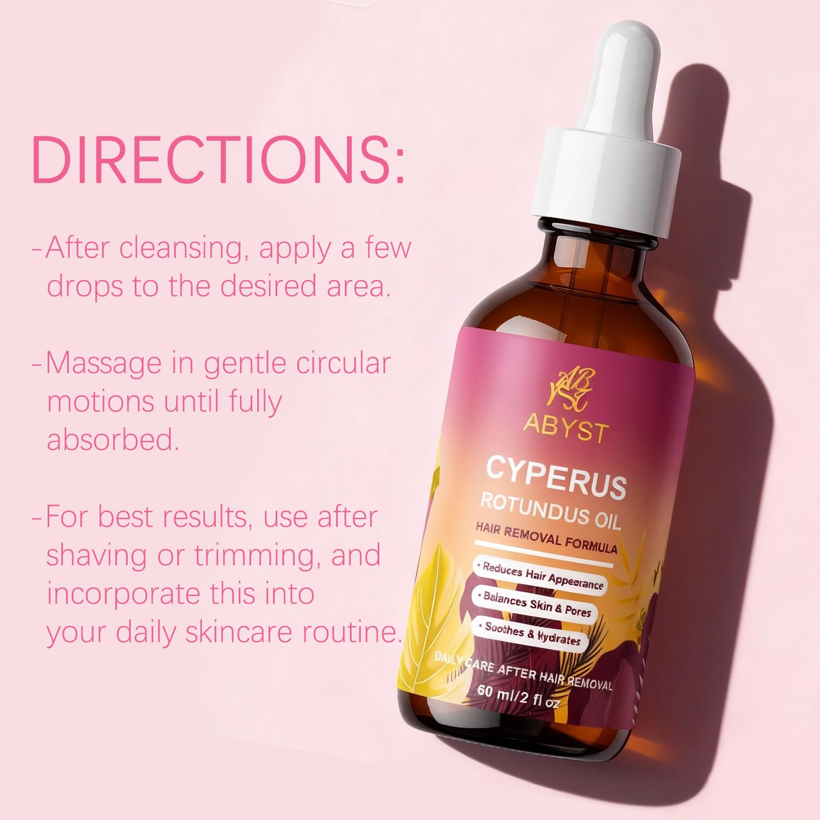 ABYST huile Cyperus Rotundus – zone bikini, peau confortable et soin ciblé.