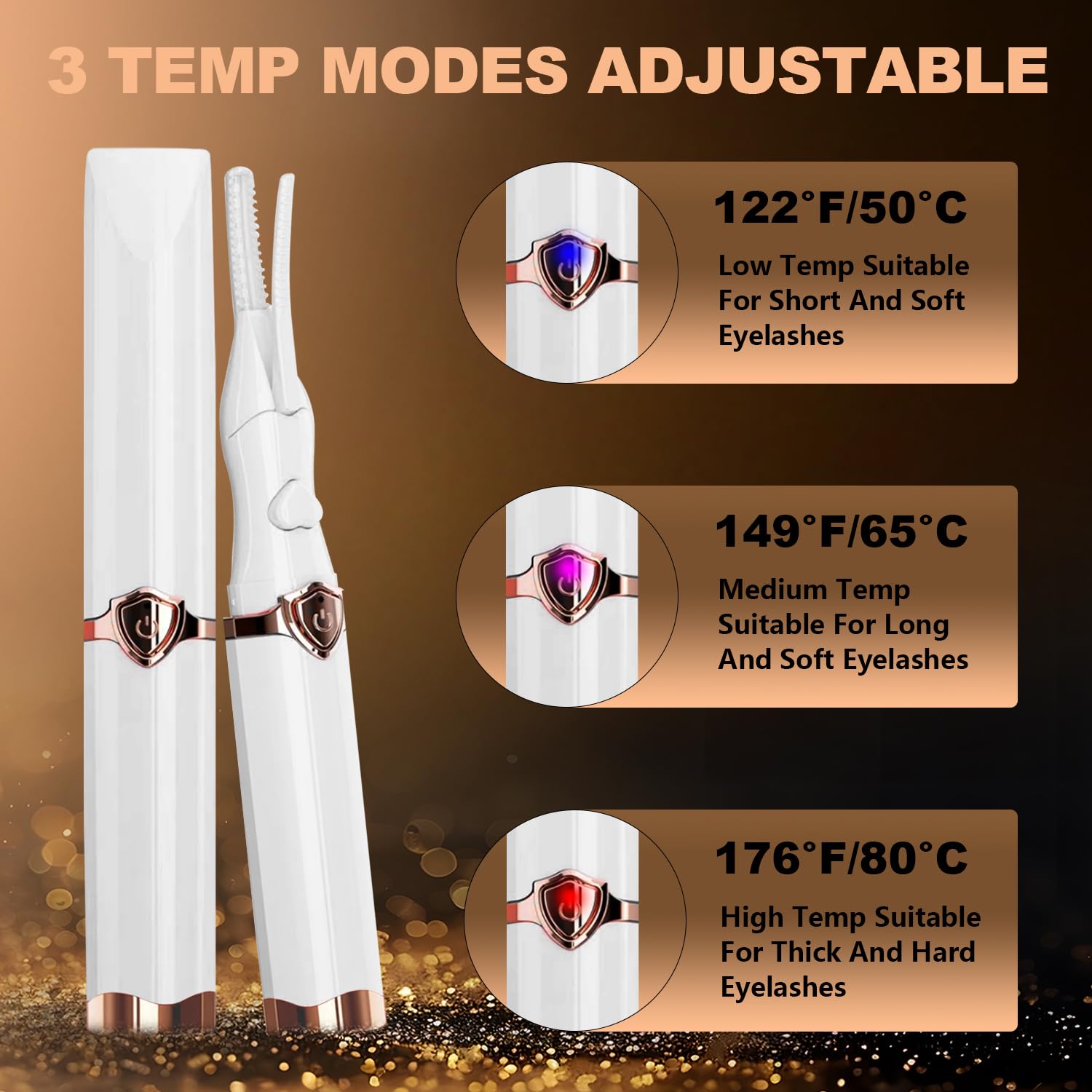 Acavado 3 températures 50–65–80°C pour tous types de cils.