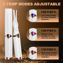 Acavado 3 températures 50–65–80°C pour tous types de cils.