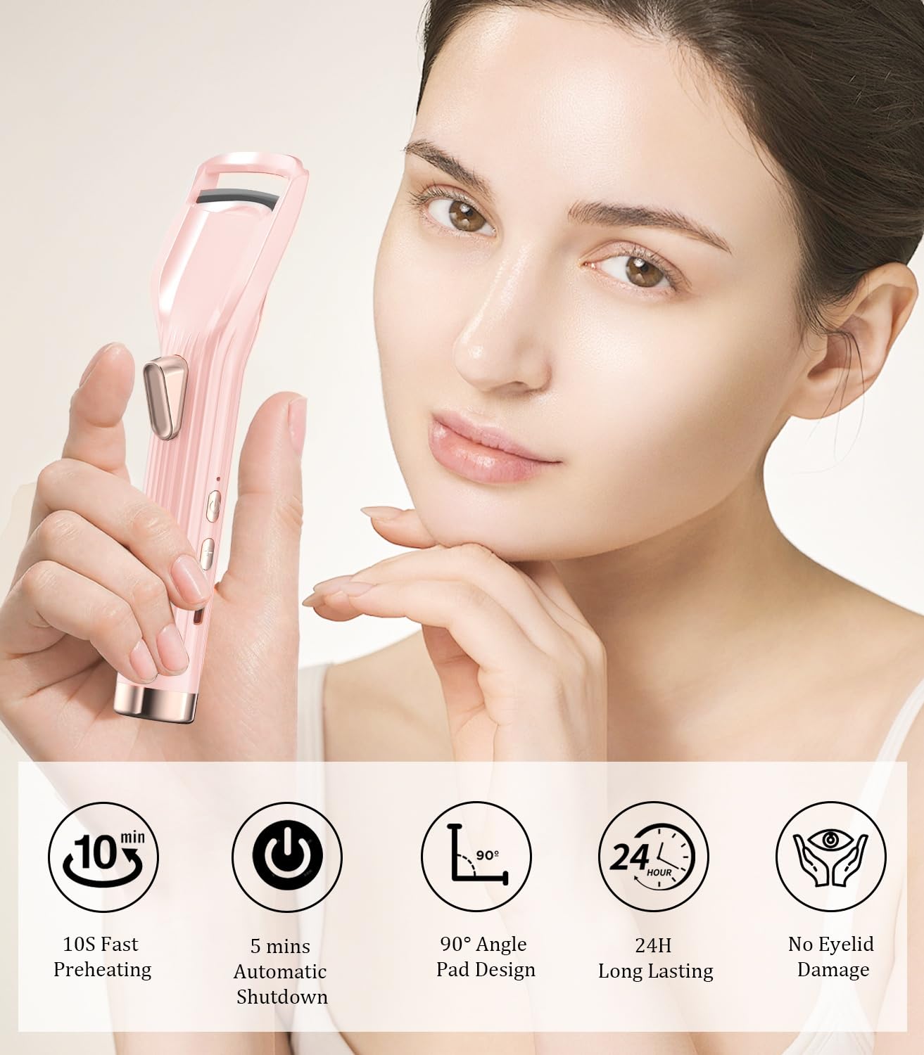 Acavado brosse anti-brûlure 15° protège la peau pendant le coiffage.