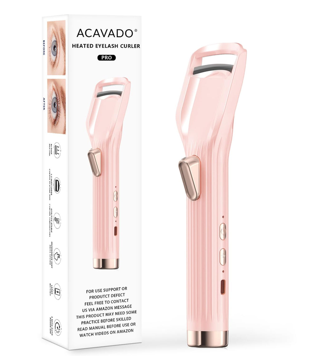 Acavado recourbe-cils chauffant en 8 s pour des boucles nettes et naturelles.