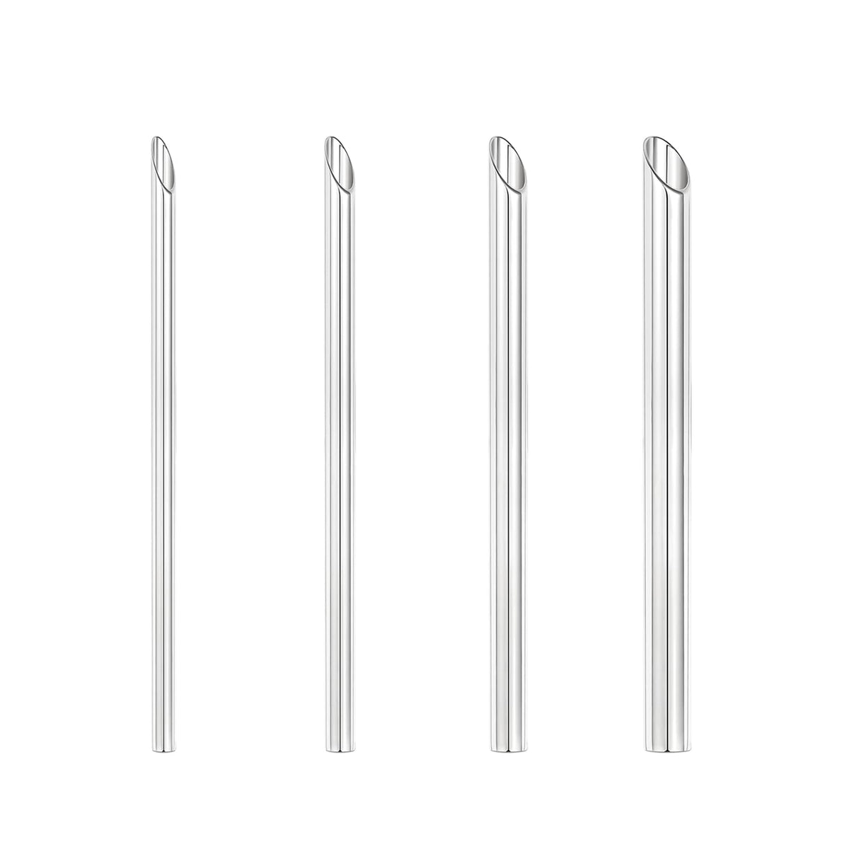 AccGin tube récepteur piercing 3mm avec angle 45° pour un placement précis.