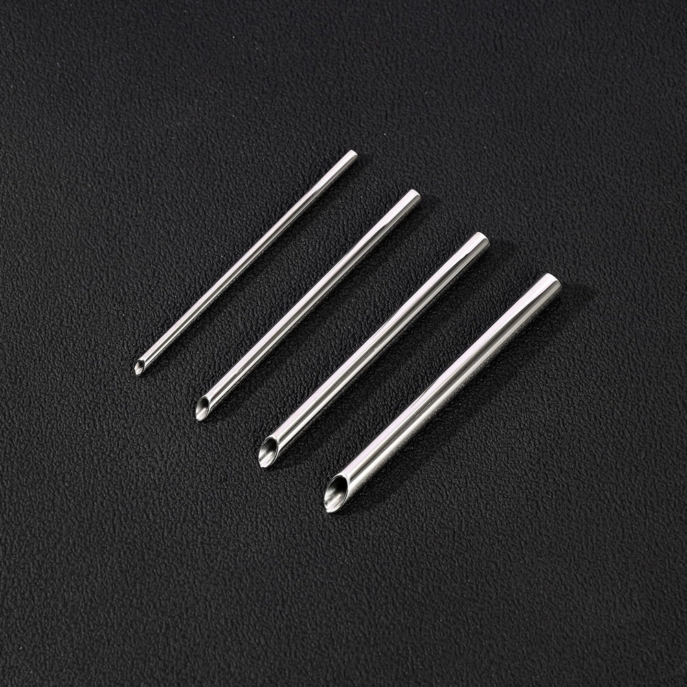 AccGin tube récepteur piercing 5mm avec angle 45° pour divers piercings.
