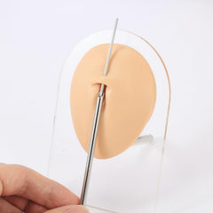 AccGin tube récepteur piercing 6mm avec angle 45° pour une connexion fiable.