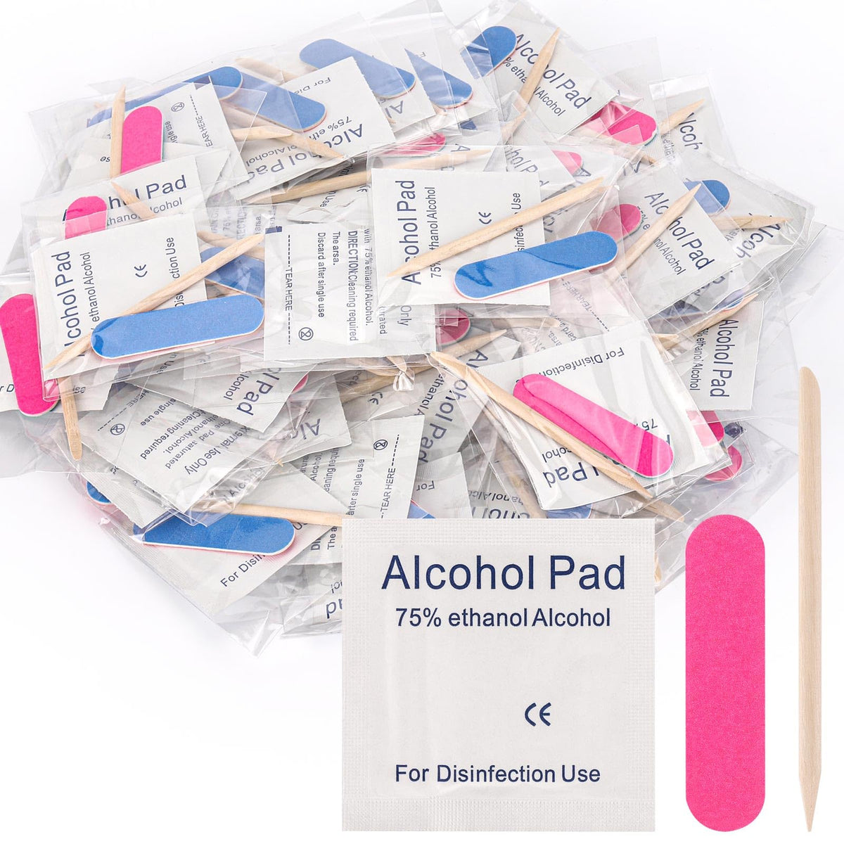 Kit acDesign pour manucure jetable avec limes grain 100/180, hygiène assurée.