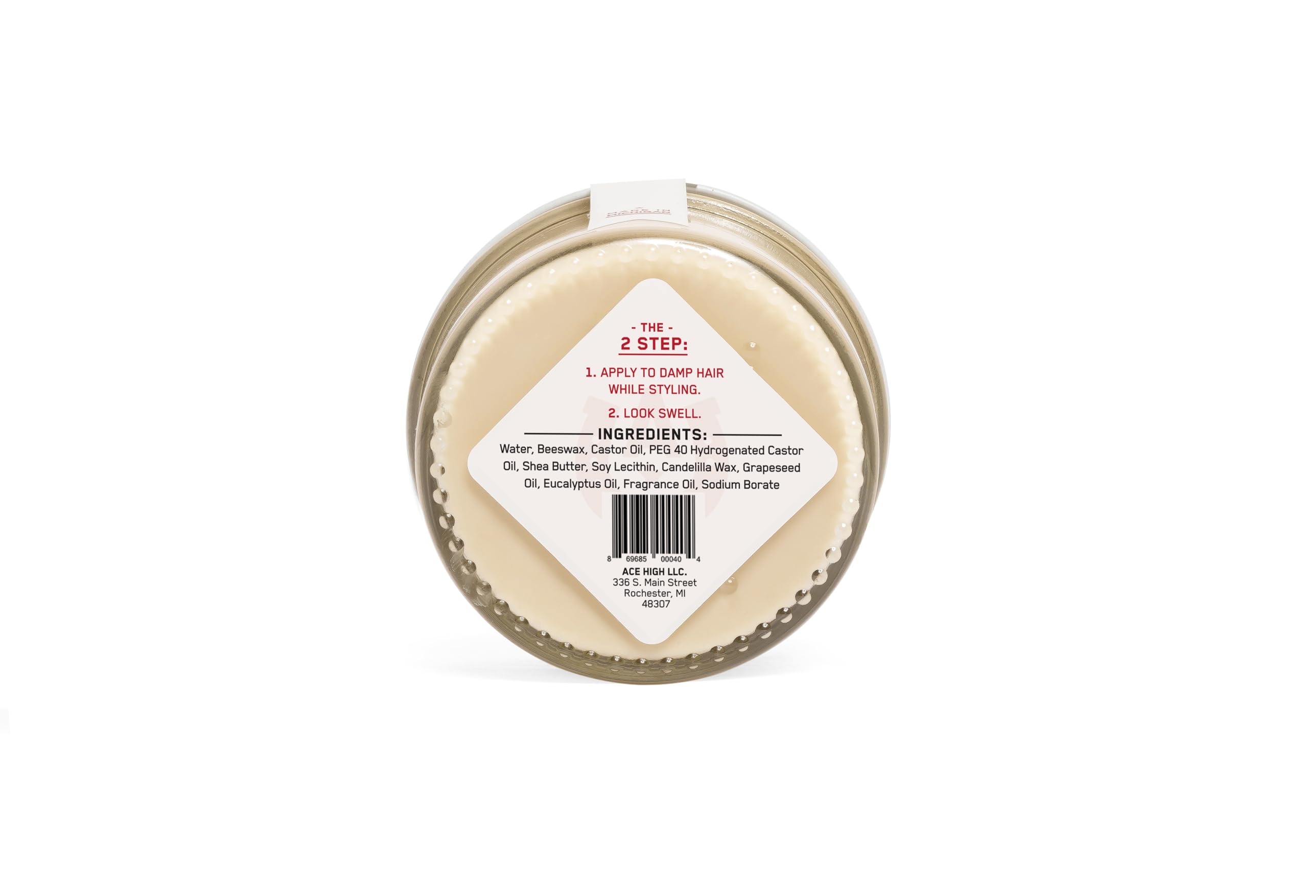 Ace High Pomade, basee-eau pour un style facile à rincer