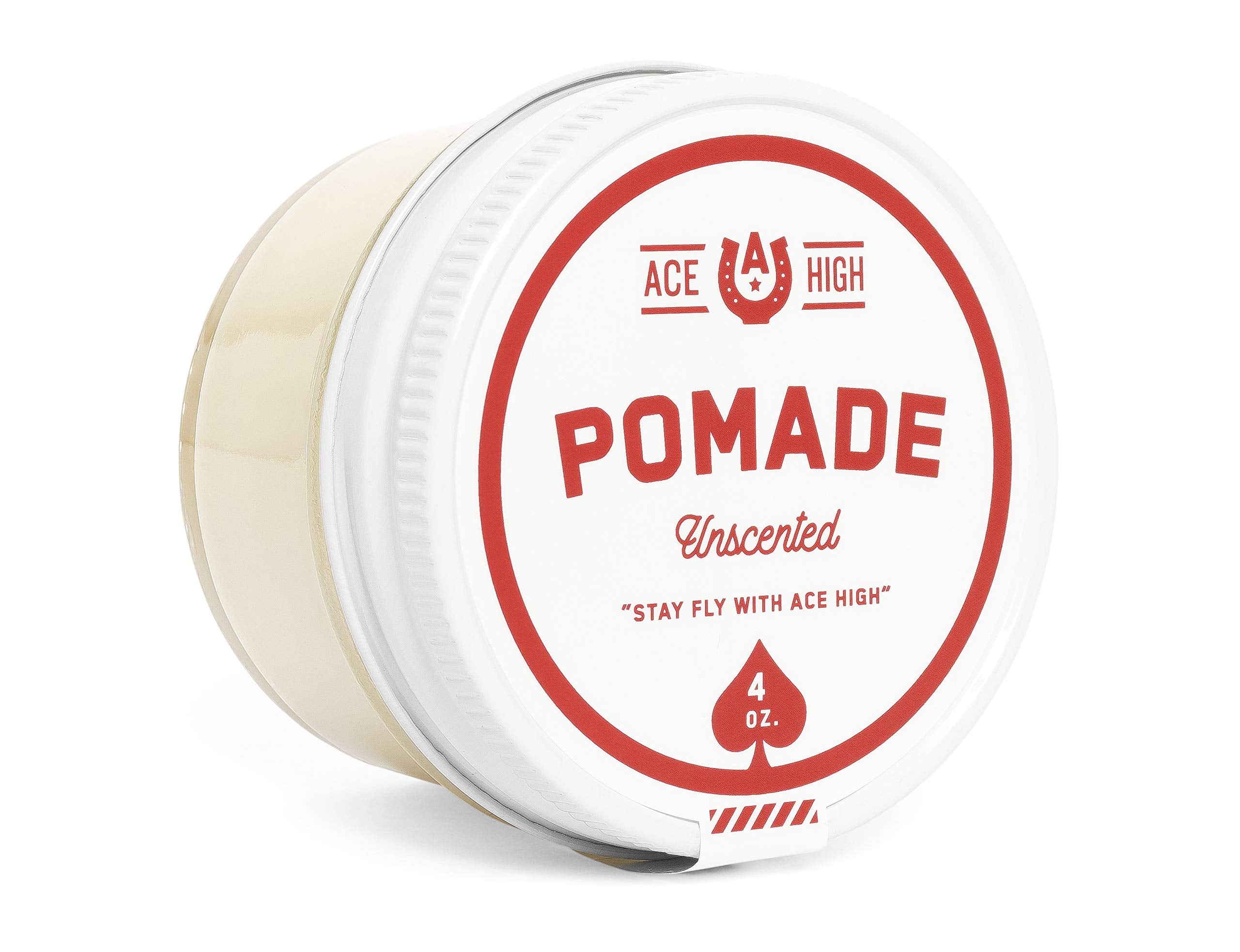 Ace High pomade non parfumee dans le pot, coiffure naturelle et sans parfum.