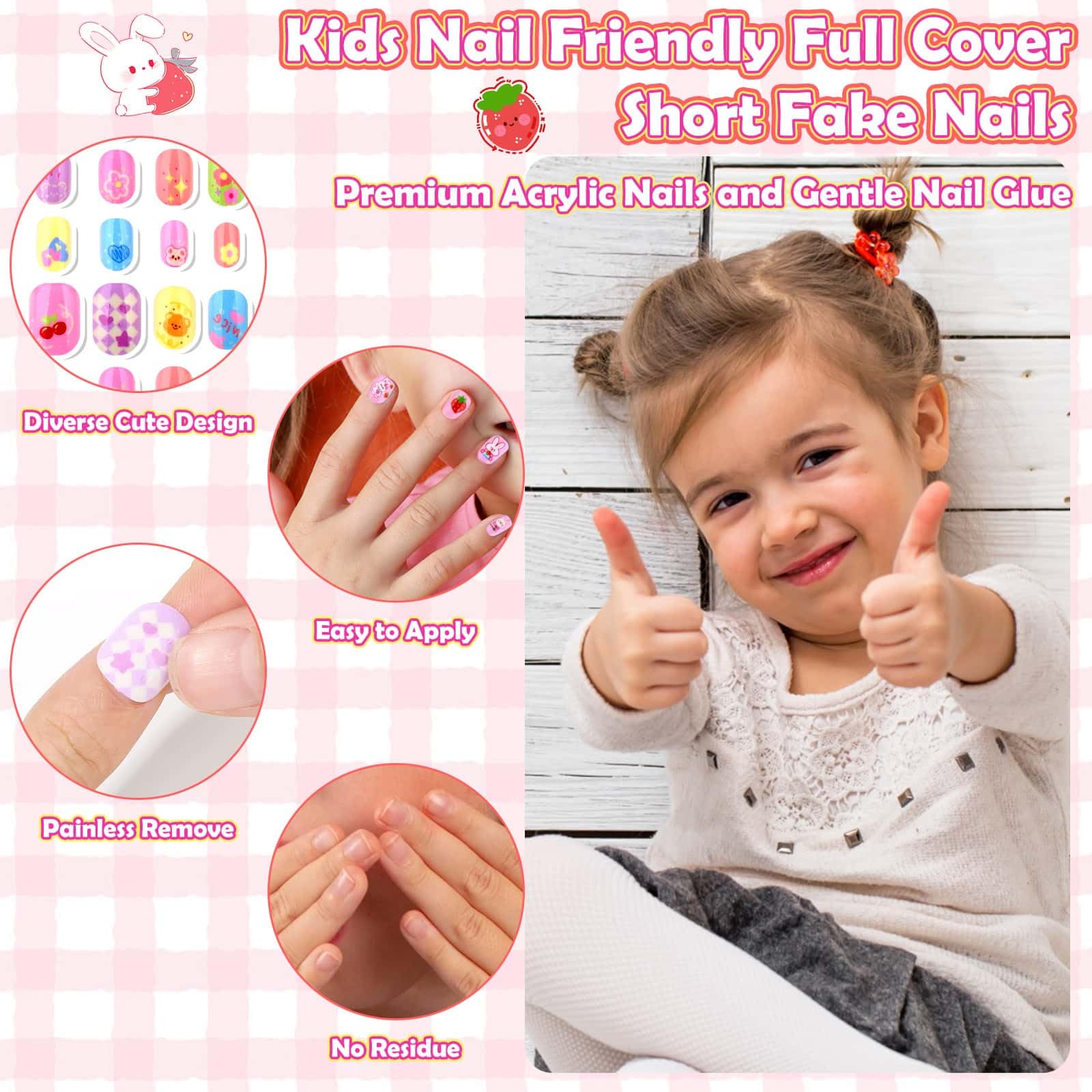 Acejoz ongles-enfants: 10 tailles différentes pour s’adapter à chaque enfant.