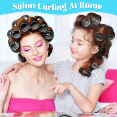 Rouleaux Acejoz pour créer volume et boucles sur cheveux longs