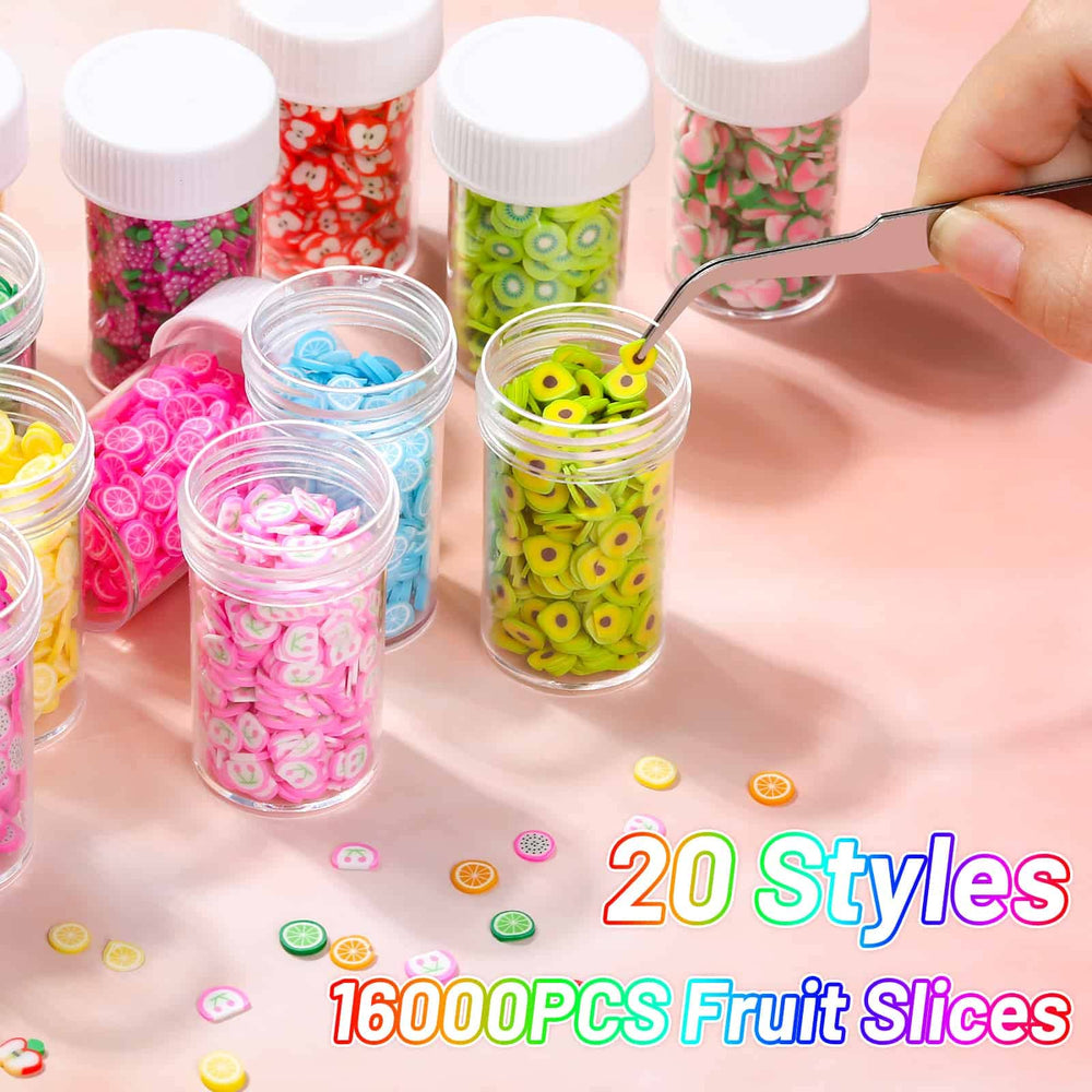 Acejoz – tranches fruits polymer 3D: utilisées en résine et bijoux faits main
