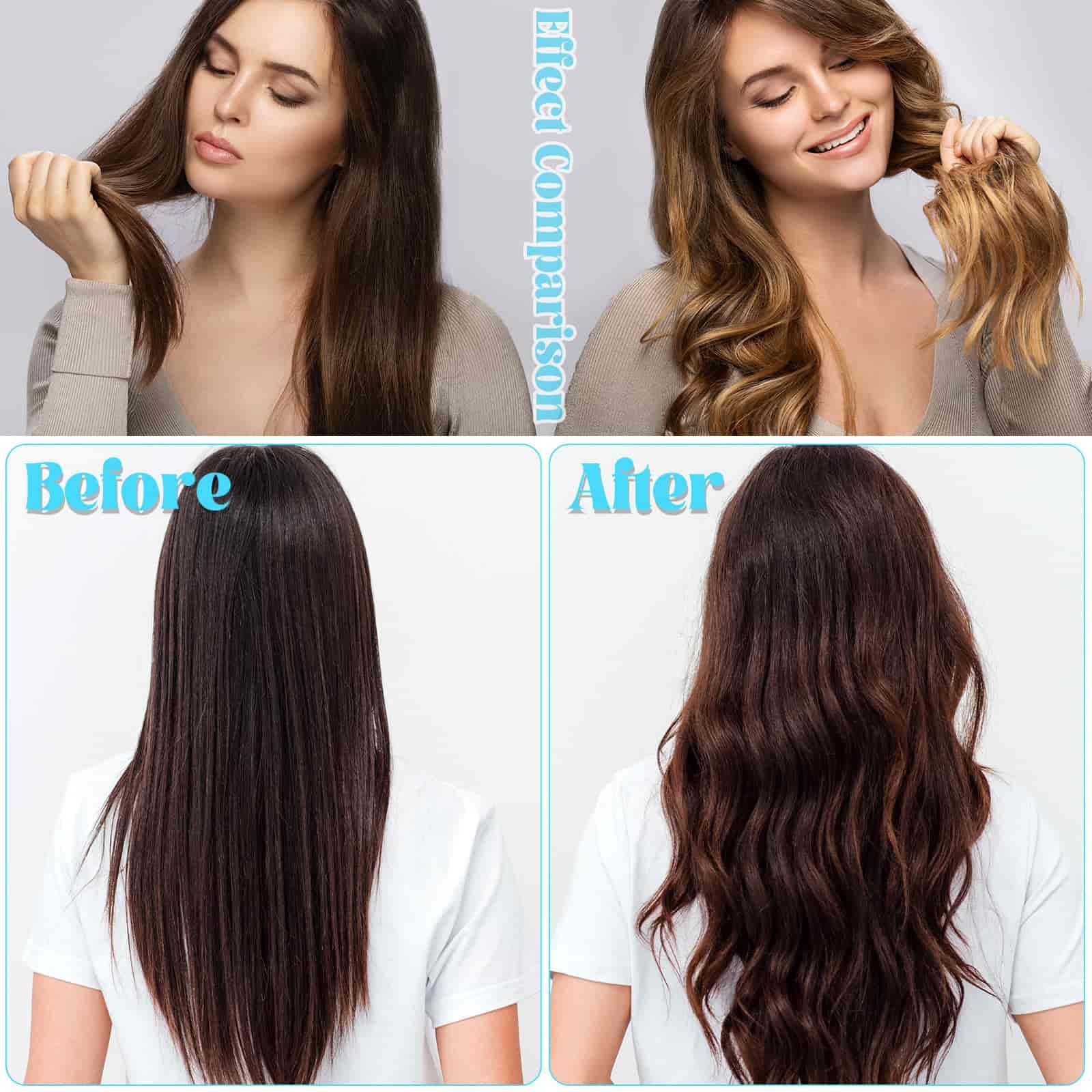 Utilisation rapide et efficace avec clips inclus pour coiffure à domicile