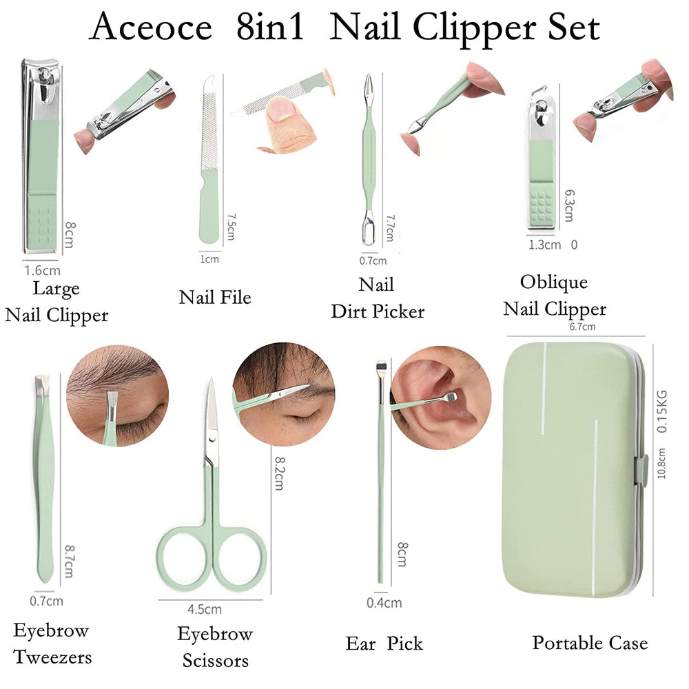 Lime à ongles et outils Aceoce pour des ongles nets.