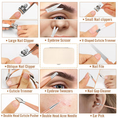 Aceoce coupe-ongles en acier inoxydable pour des coupes nettes