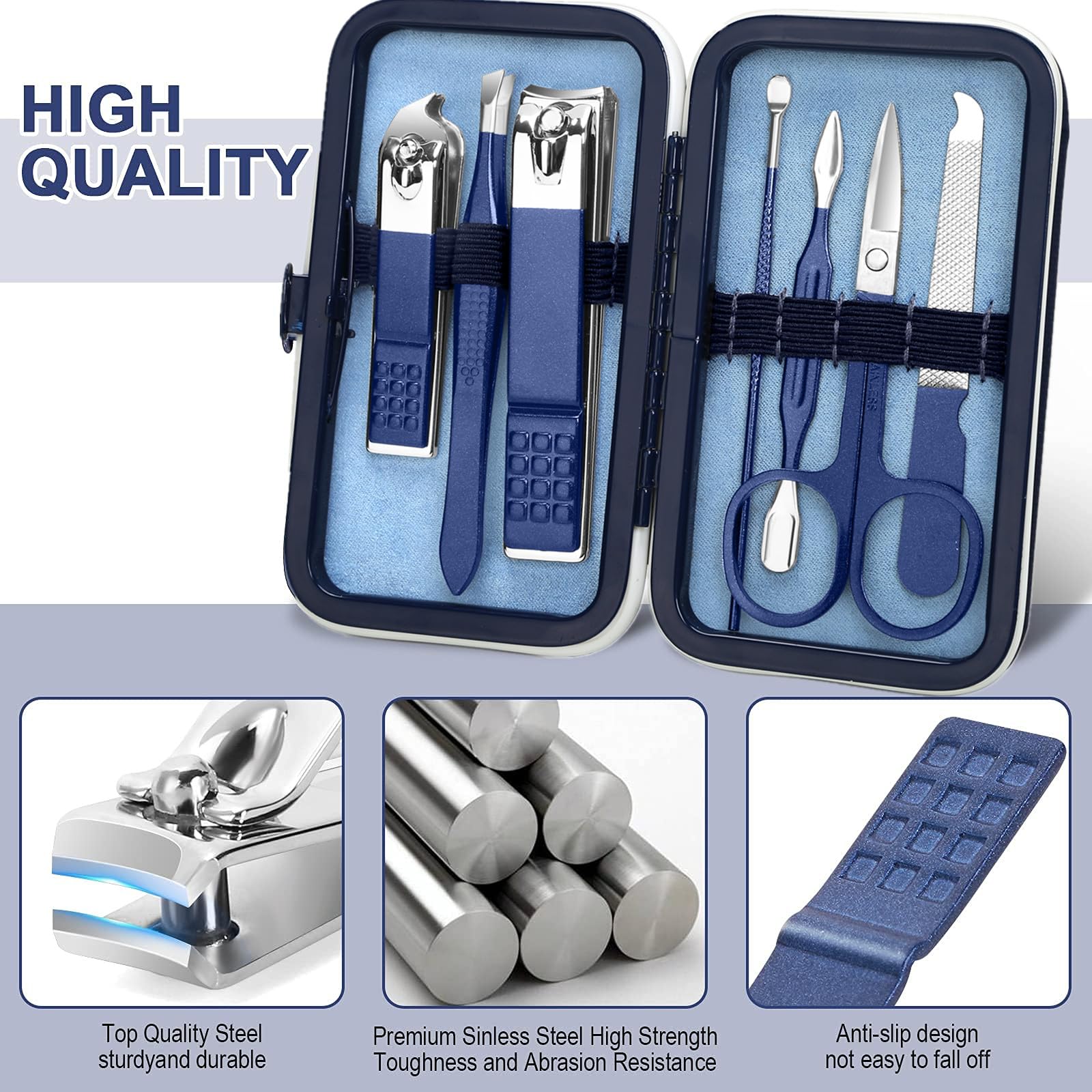 Coupe-ongles inox Aceoce, précision durable pour ongles nets.