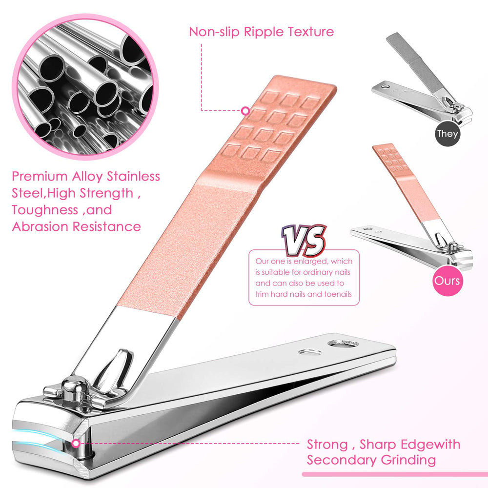 Outils Aceoce en acier inoxydable pour ongles solides et durables.