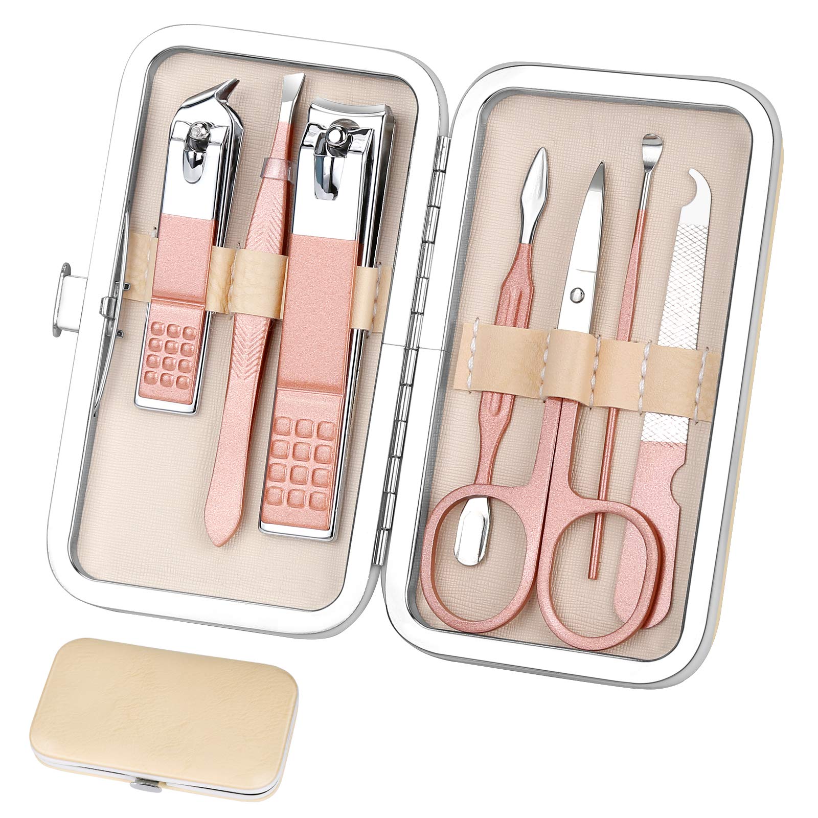 Kit Aceoce de manucure avec étui portable, idéal pour voyage et domicile.