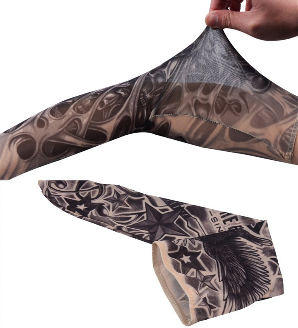 Acfun manchette tatouage dragons: allure puissante et confort d'été