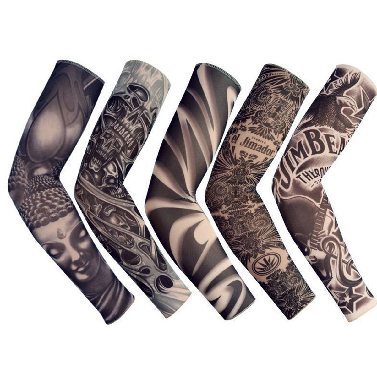 Acfun manchette tatouage tigre: protection solaire et style affirmé pour activités en plein air