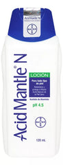 Acid Mantle N – Flacon de lotion à l'acétate d'aluminium, hydratant et protecteur pour peau sèche.