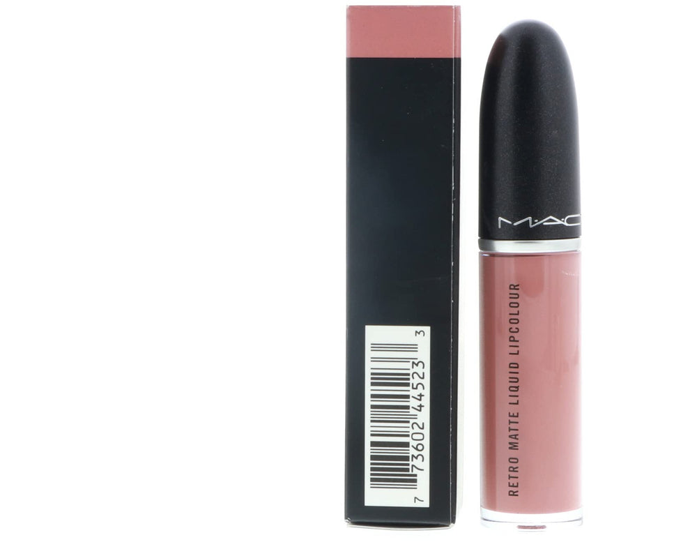 AcM MAC Retro Matte Lip Colour Burnt Spice, emballage élégant et prise en main facile