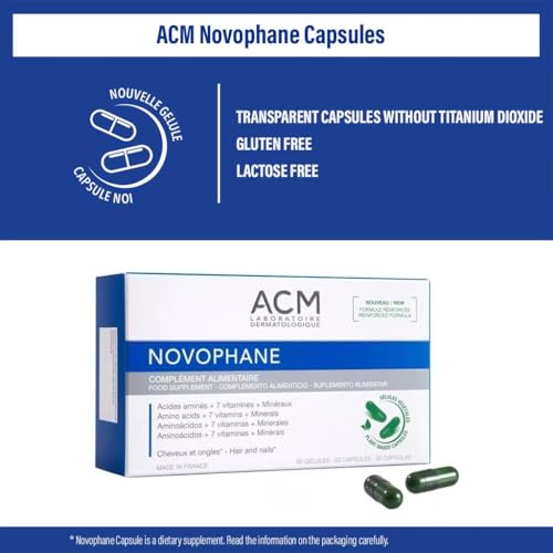 ACM Novophane: gros plan sur les capsules pour une prise quotidienne pratique.