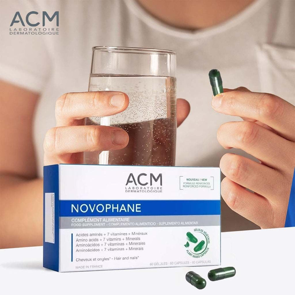 ACM Novophane: ongles plus forts grâce à une nutrition ciblée.