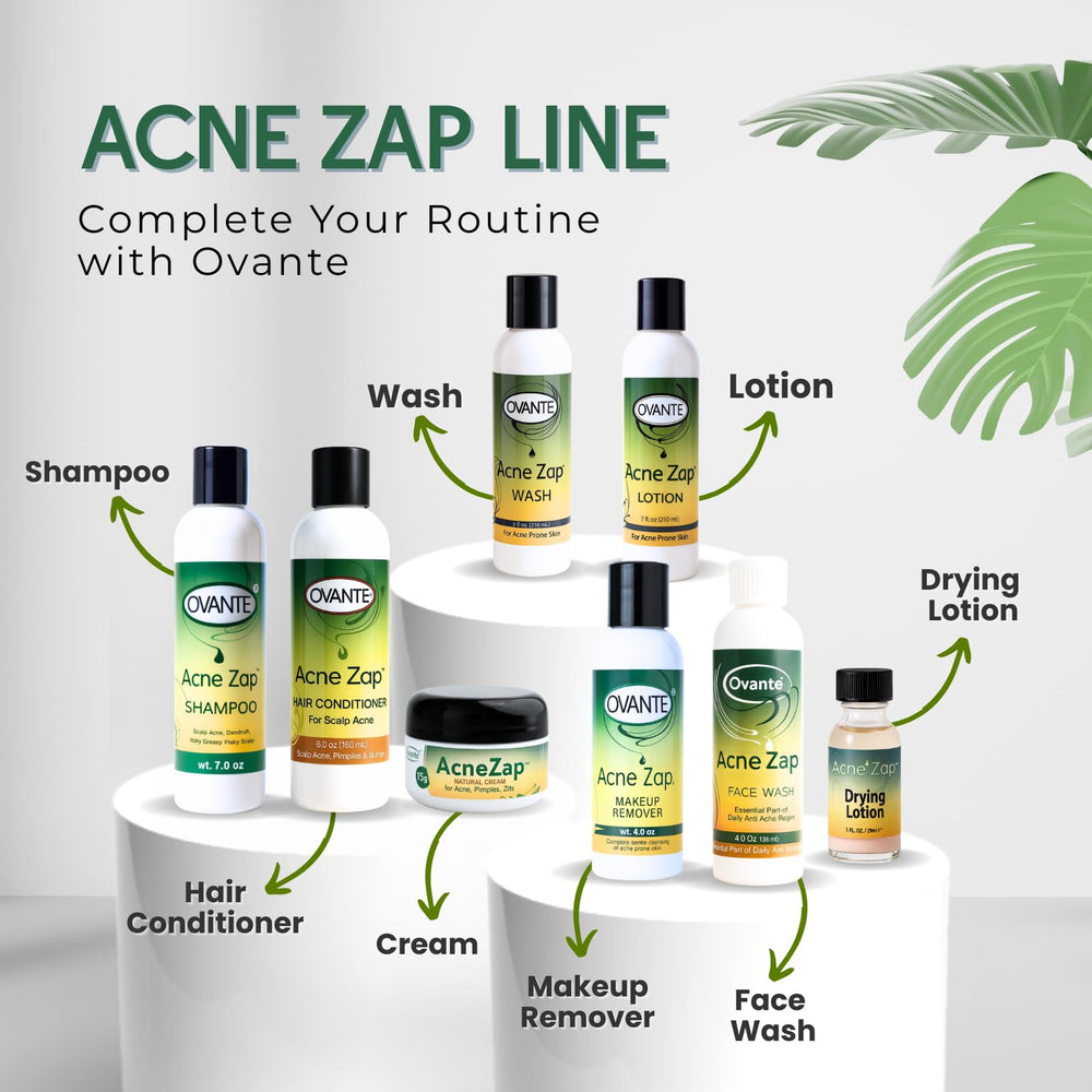 Emballage Acne Zap souligne la qualité premium et l'utilisation sûre.