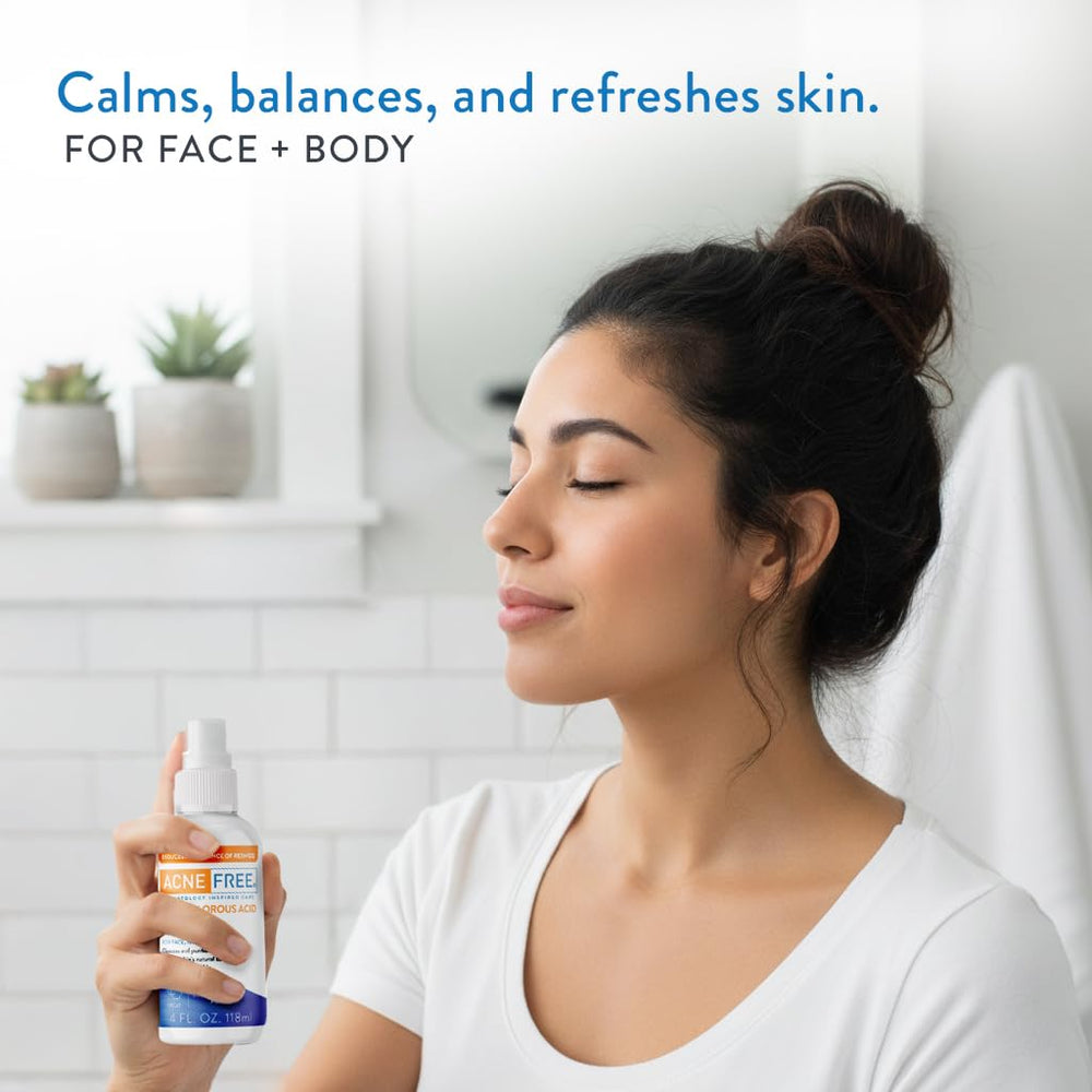 AcneFree Hypochloreux sur le cou: usage quotidien en douceur.